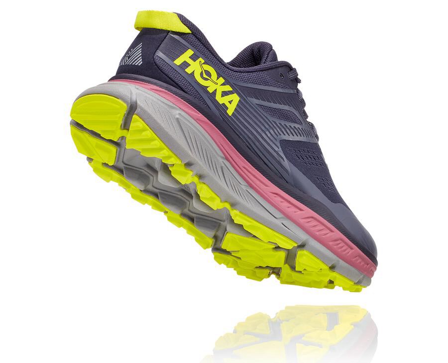 Hoka One One Trail Schoenen Dames - Stinson Atr 6 - Donkerblauw - NA0492876